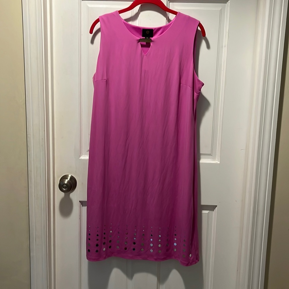 JM Collections - Petite Pink A-line dress woman's